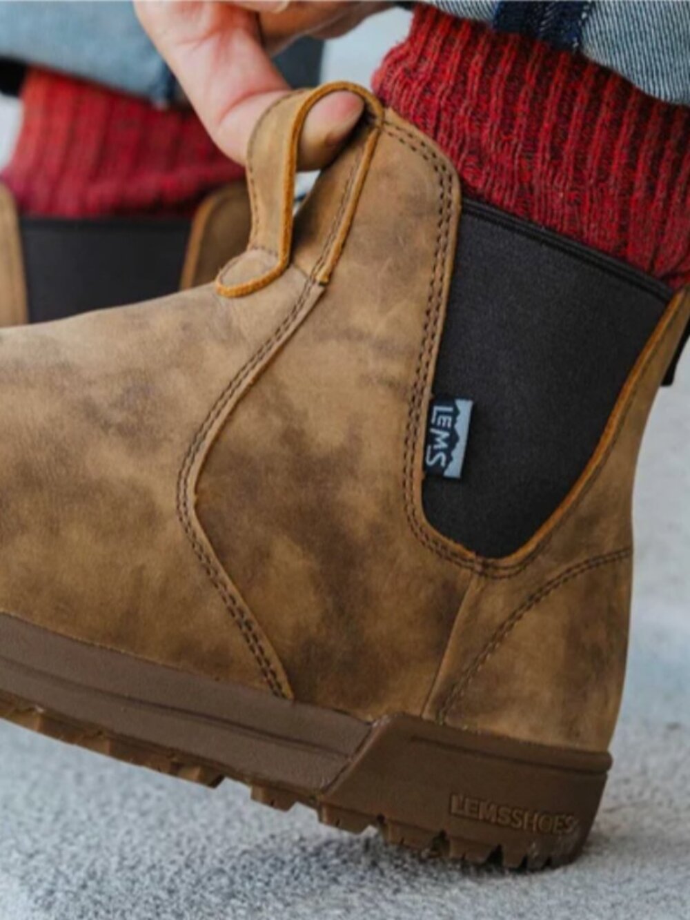 Lems Chelsea Boot Tuff in Rustic, Size 9.5 Men / 11 Women - Picture 3 of 11